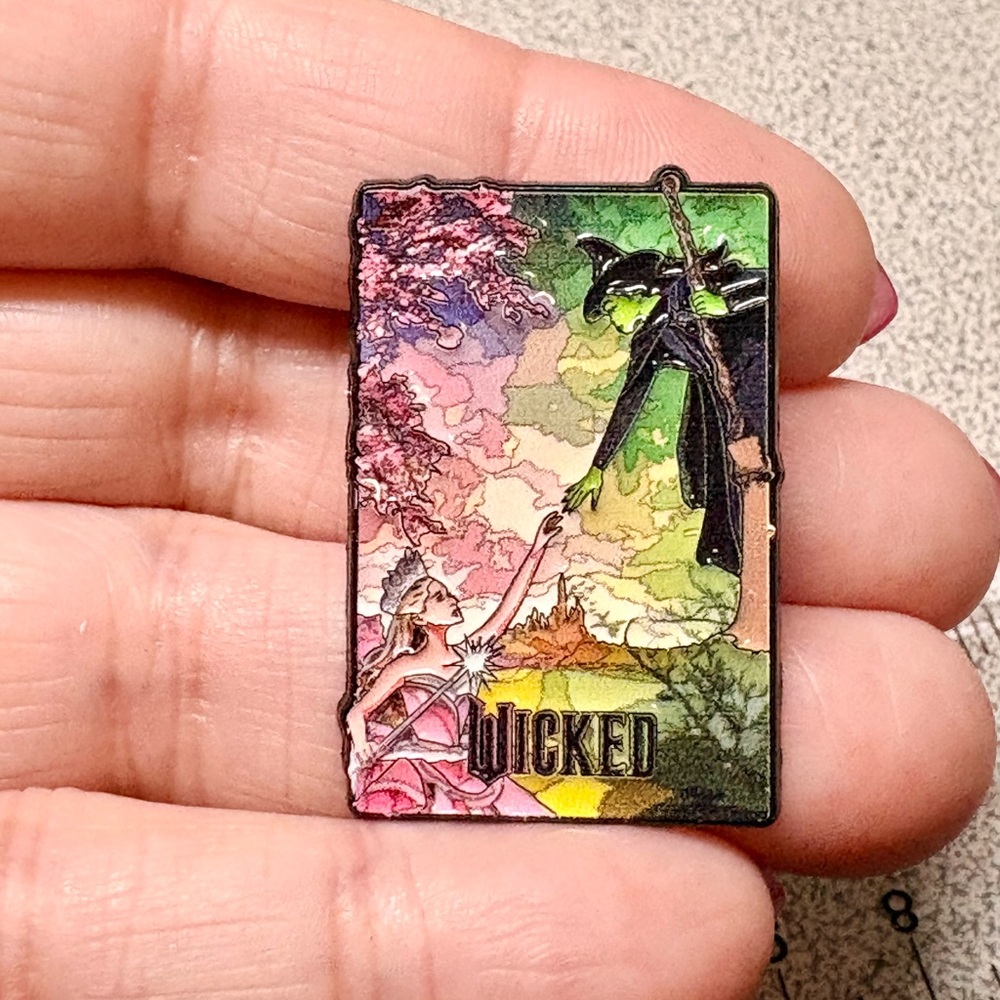 Wicked Enamel Pin with Colorful Design